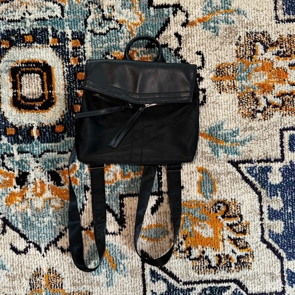 Botkier Trigger Mini Black Nylon Adjustable  Backpack Purse main image 5